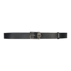 Alternative view of LEATHER BELT SKULL