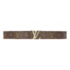 Brown Monogram style Leather Belt Amazing