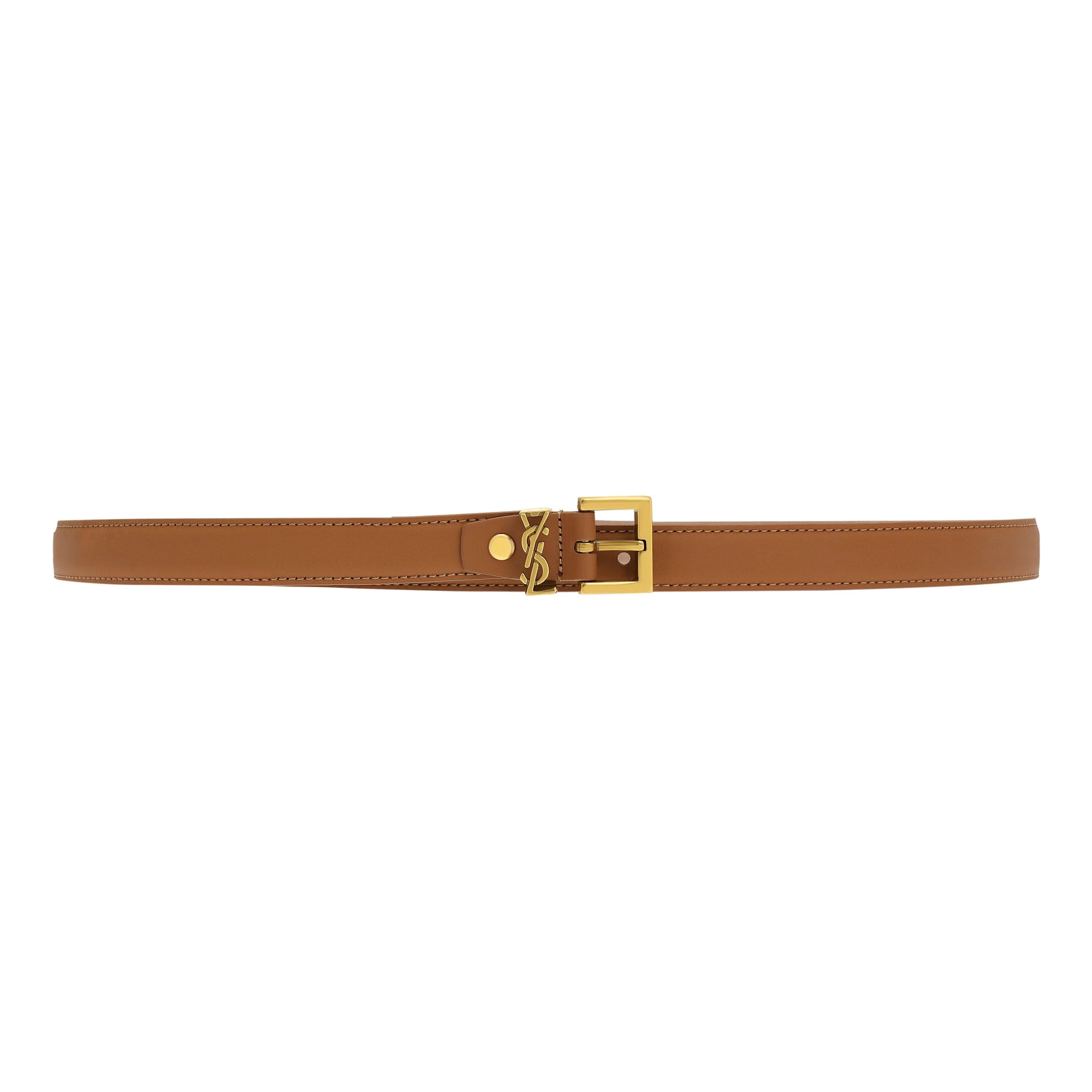YSL BELT BROWN 20 mm
