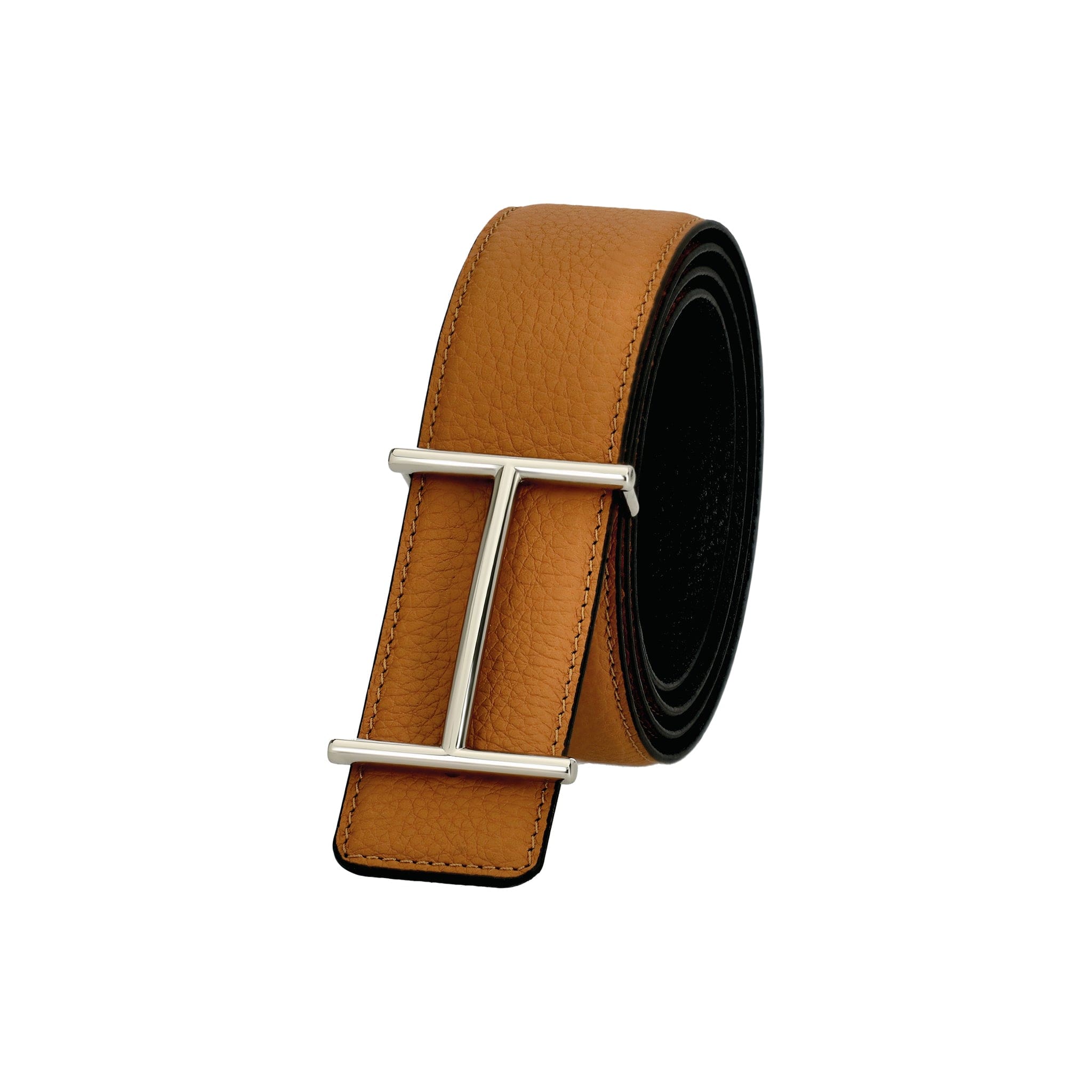 Reversible Buckle Hermès Belt Brown&Black 40 mm - Image 2