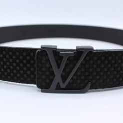 Black Suede Leather Belt