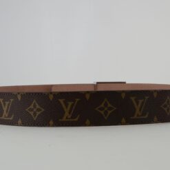 Alternative view of Brown Monogram New Buckle Leather Belt