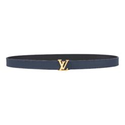 Alternative view of Reversible Dark Blue / Black Leather Belt 25 mm