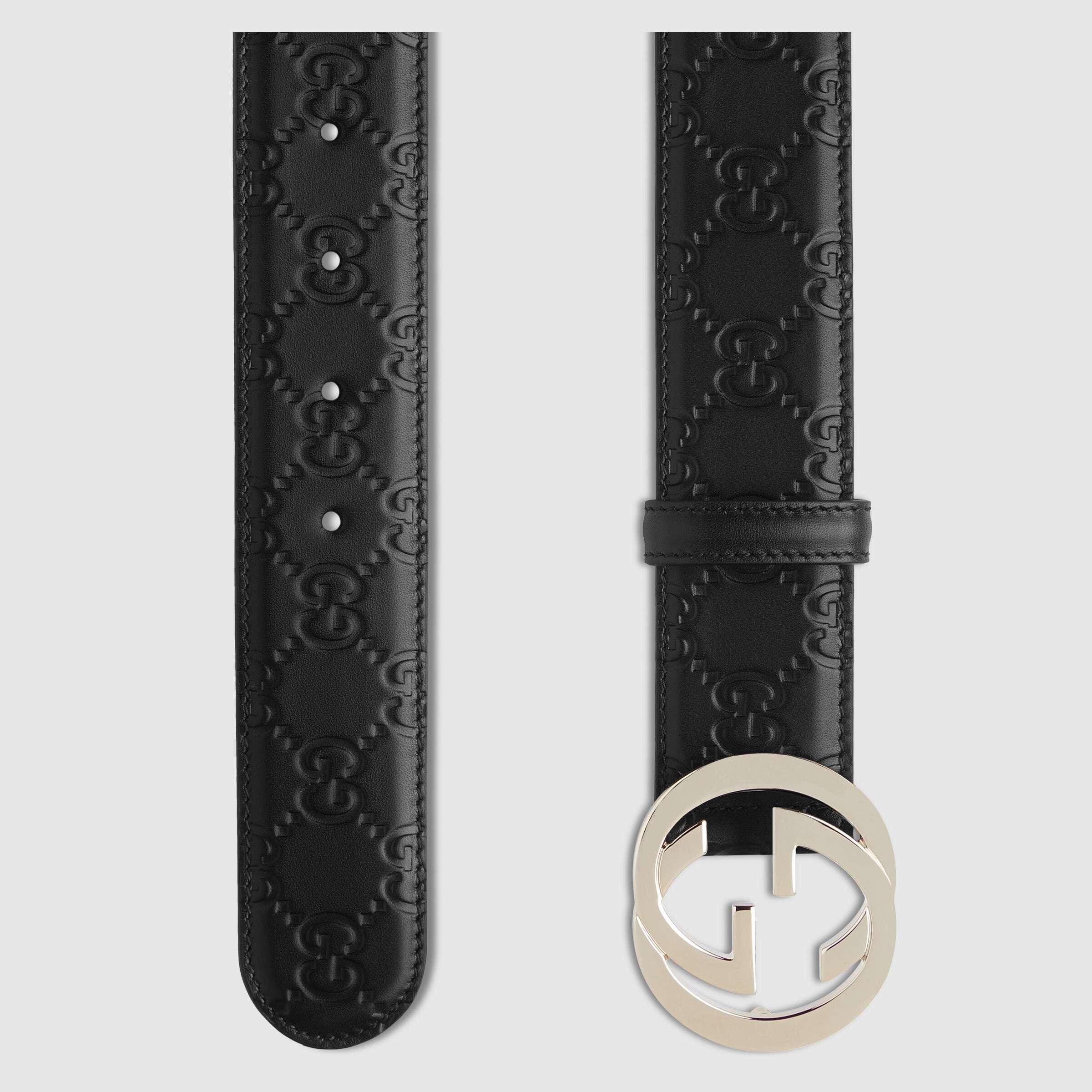 Signature Leather Belt Black - Image 2