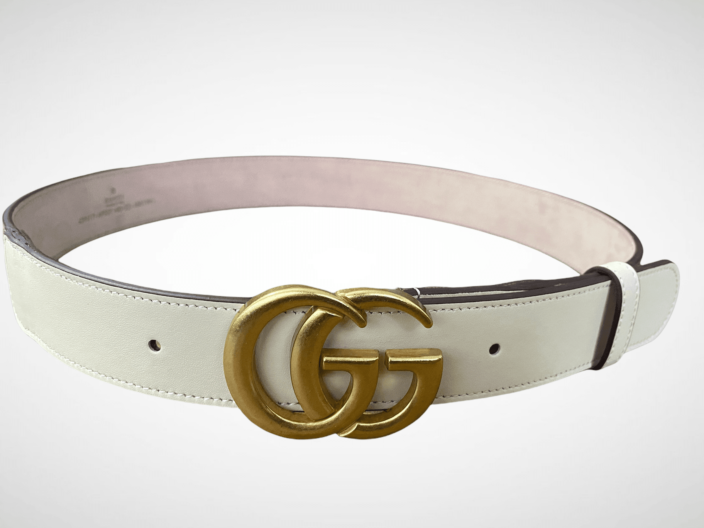 Double G Belt Cream 35 MM