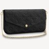 Félicie Pochette Black Monogram