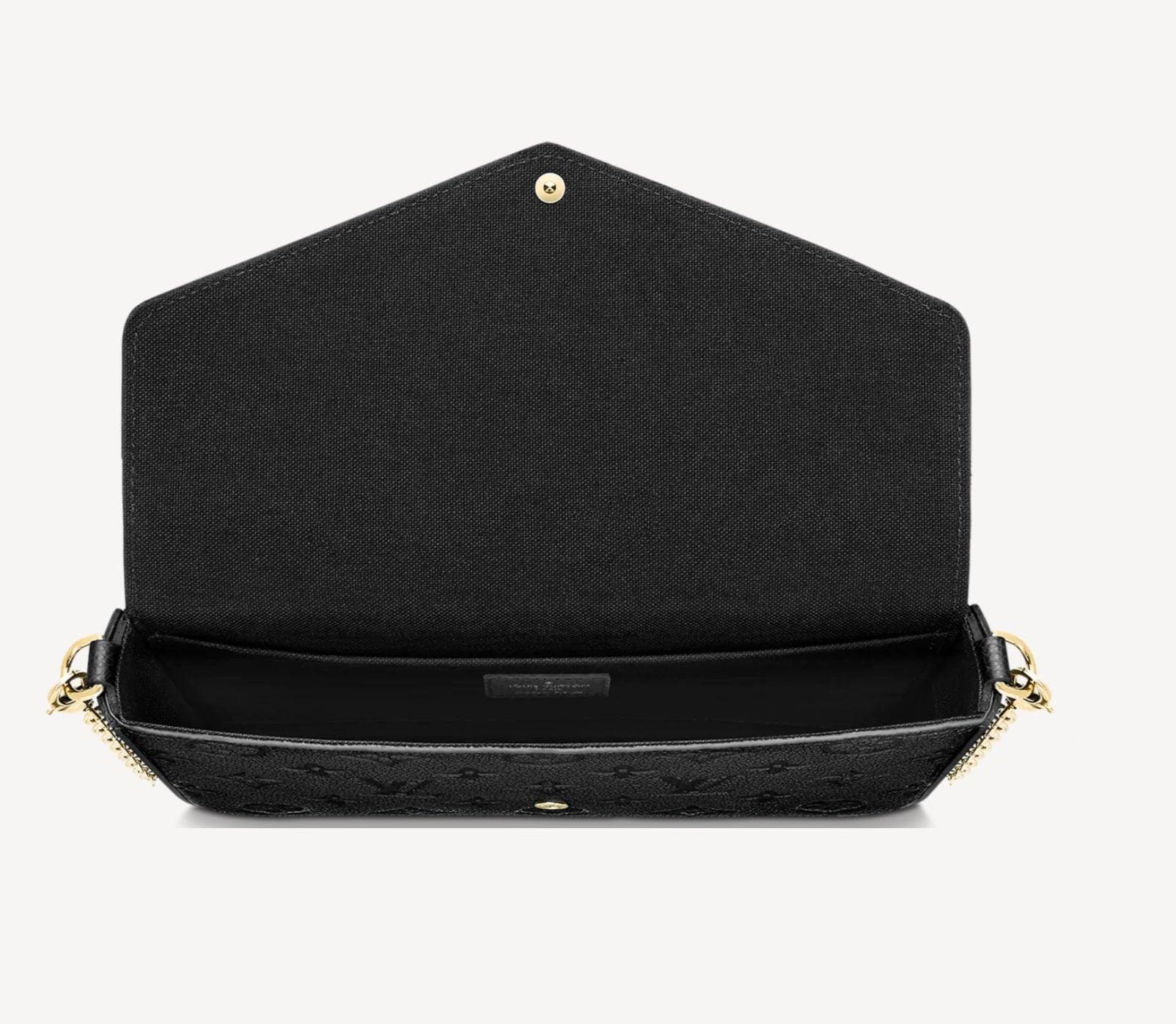 Félicie Pochette Black Monogram - Image 4