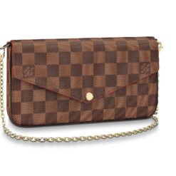 Félicie Pochette Brown Damier