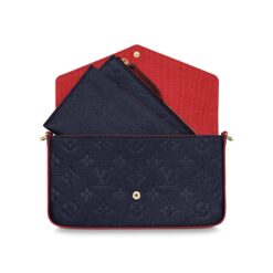 Alternative view of Félicie Pochette Navy Blue Monogram