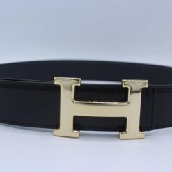 Alternative view of H Buckle Belt Reversible Dark Blue&Black Belt