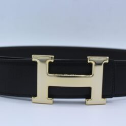 Alternative view of H Buckle Belt Reversible Dark Brown&Black