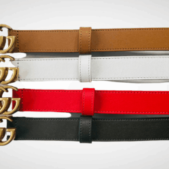 Alternative view of Leather Belt Gold Buckle 25mm