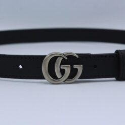 Alternative view of Leather Belt Gold / Silver Buckle 25mm