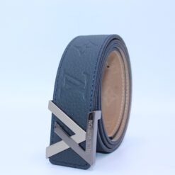 Alternative view of New Buckle Dark Blue Leather Belt