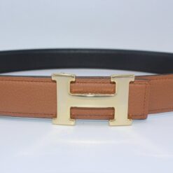 Reversible Buckle Belt Brown&Black 35mm