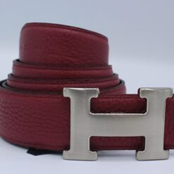 Reversible Buckle Leather Belt