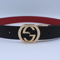 Alternative view of Reversible GG Buckle Leather Belt