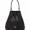 Saffiano Bucket Bag Black