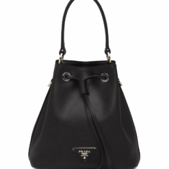 Saffiano Bucket Bag Black