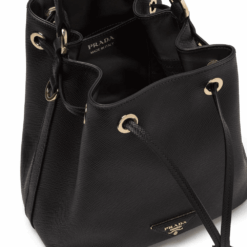 Alternative view of Saffiano Bucket Bag Black