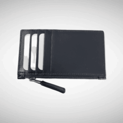 Alternative view of Signature Web Card Case Black Zipper