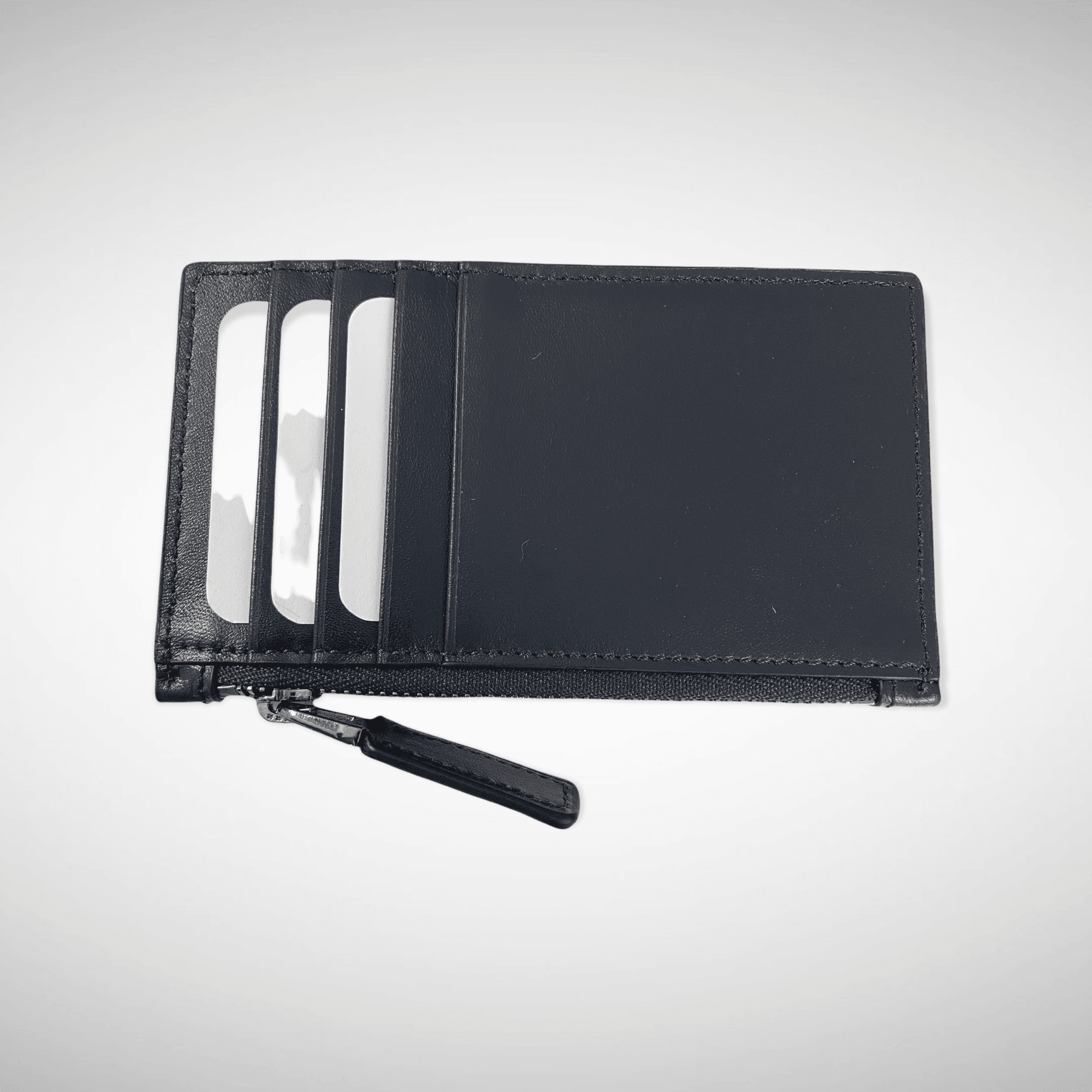 Signature Web Card Case Black Zipper - Image 2
