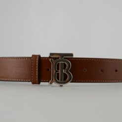 TB Brown Motif Leather Belt