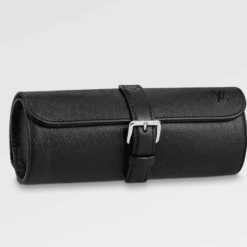 Watch Case Black Epi Leather